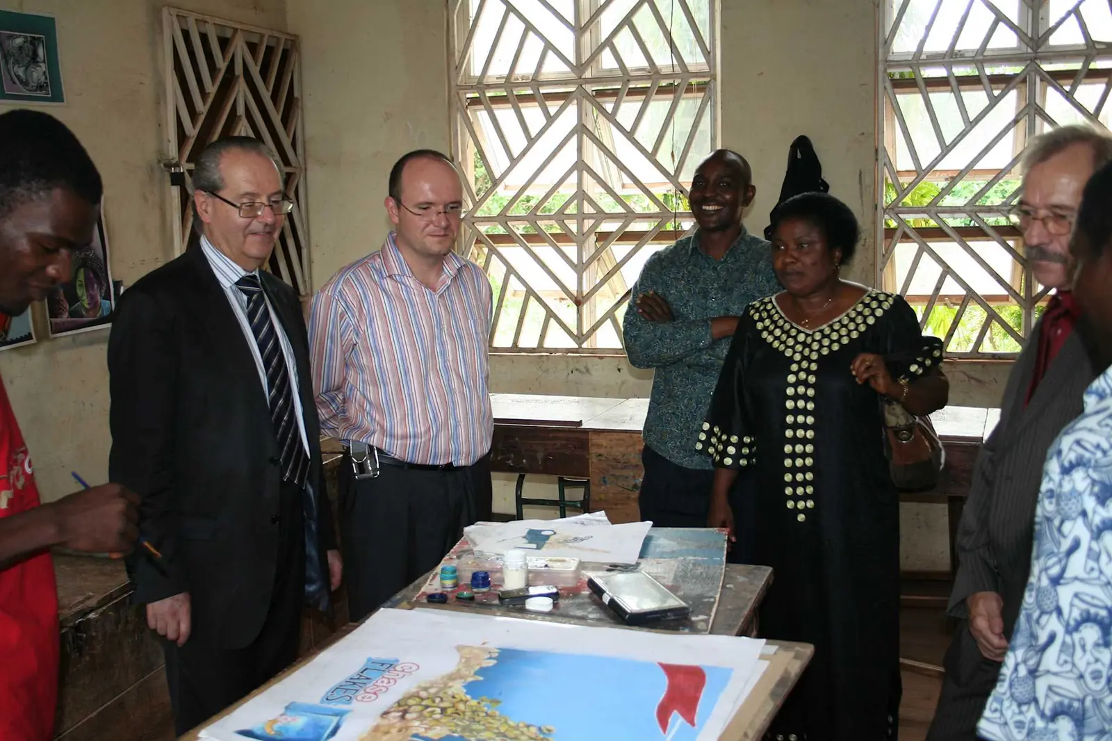 French Ambassador's Tour of IMT Studio, 2008